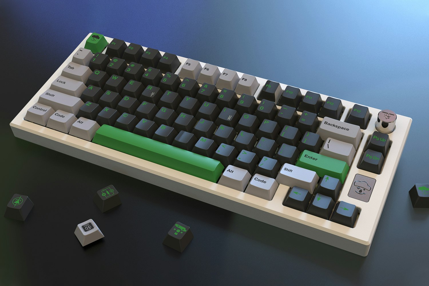 Geekark PBT Dye-Subbed Electronic Keycap Set