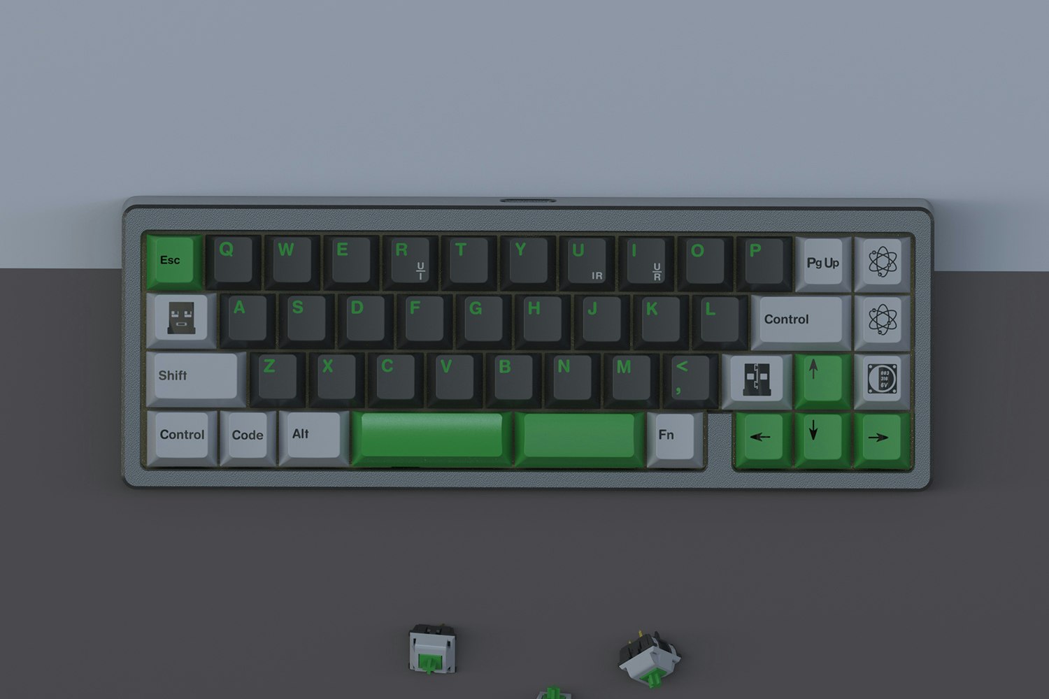 Geekark PBT Dye-Subbed Electronic Keycap Set