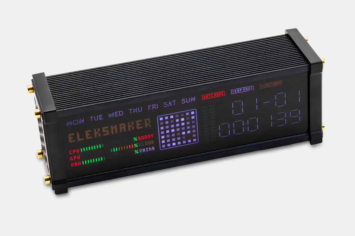 ELEKSMAKER WFD II Smart Clock Reviews | Battlestations | Desk ...