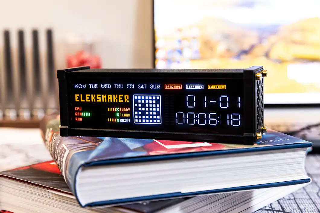 ELEKSMAKER WFD II Smart Clock | Battlestations | Desk Accessories ...