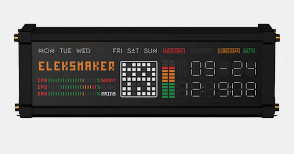 ELEKSMAKER WFD II Smart Clock Reviews | Battlestations | Desk ...