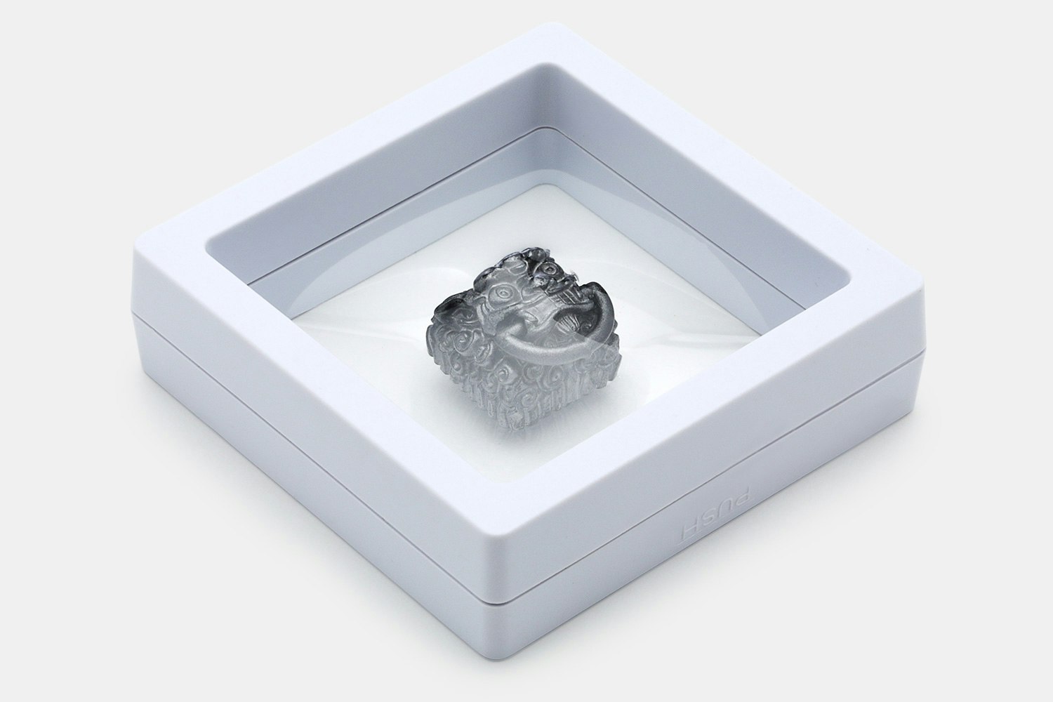 ELF Stone Lion Head Resin Artisan Keycap