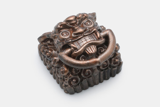 ELF Stone Lion Head Resin Artisan Keycap