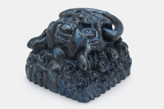 ELF Stone Lion Head Resin Artisan Keycap