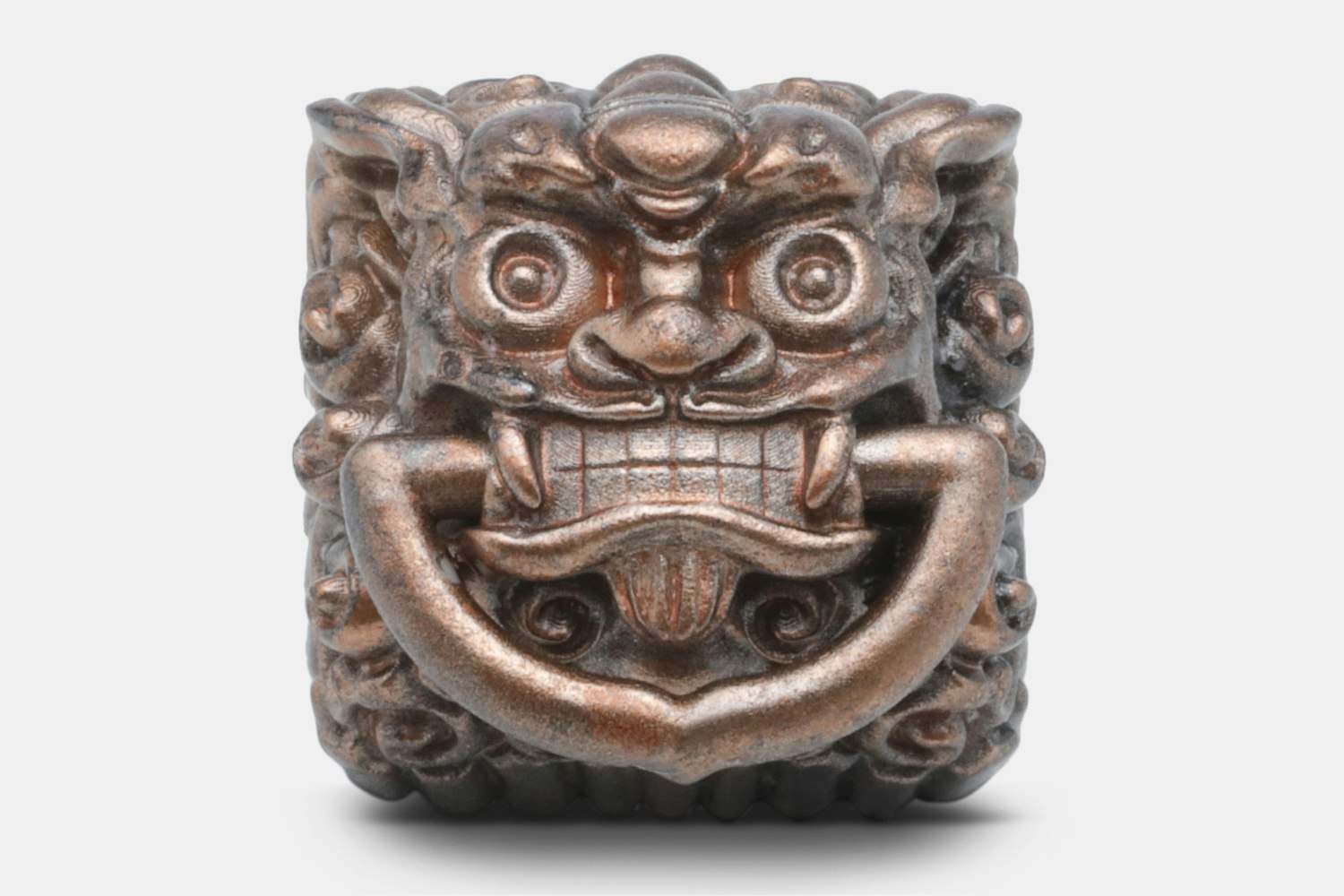 ELF Stone Lion Head Resin Artisan Keycap