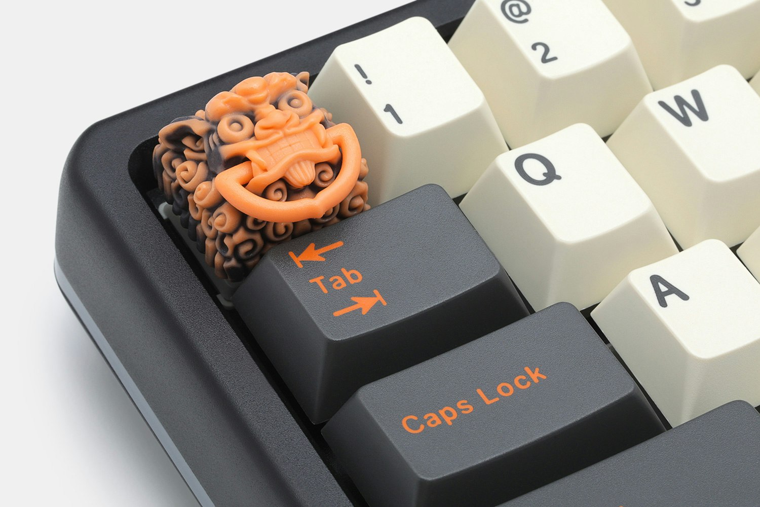 ELF Stone Lion Head Resin Artisan Keycap