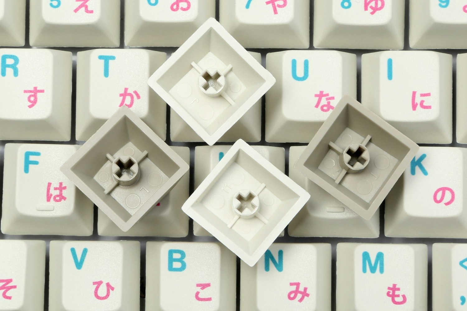 EnjoyPBT Hiragana PBT Dye-Subbed 117-Keycap Set