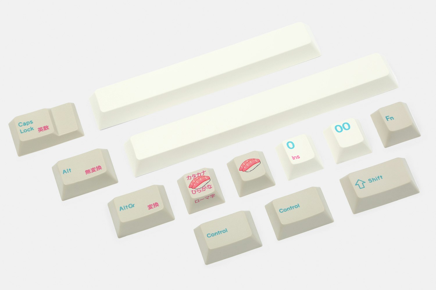 EnjoyPBT Hiragana PBT Dye-Subbed 117-Keycap Set