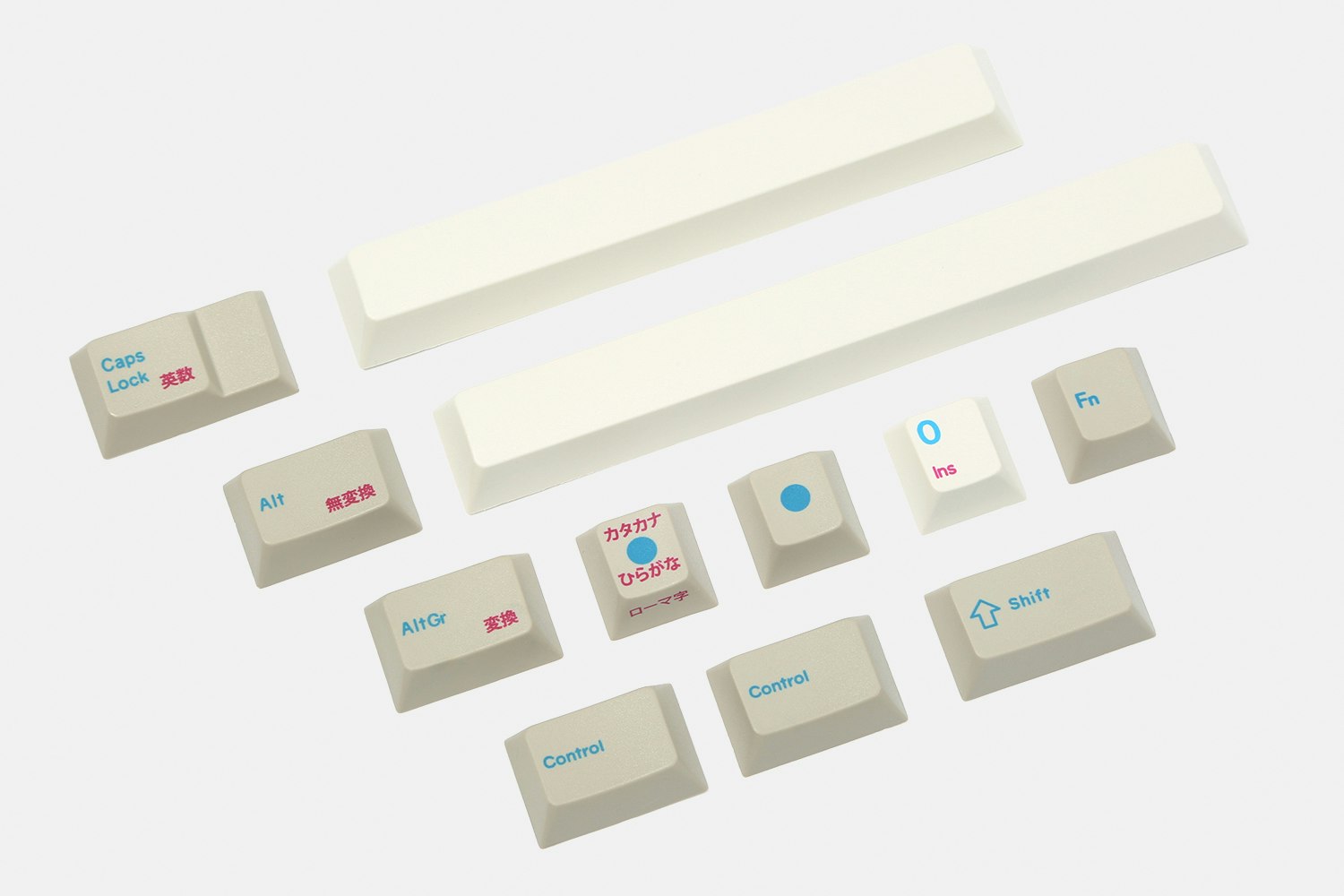 EnjoyPBT Hiragana PBT Dye-Subbed 117-Keycap Set