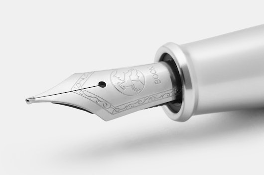 Ensso PIUMA Raw Aluminum Fountain Pen