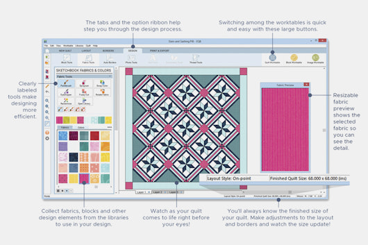 EQ8 Quilting Software