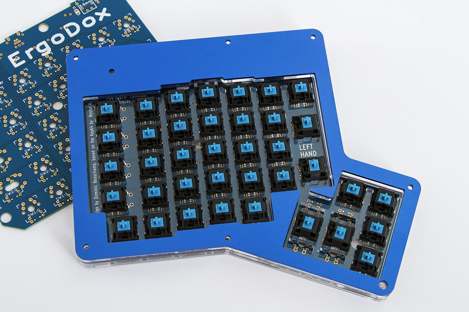 ErgoDox Aluminum Top Plates