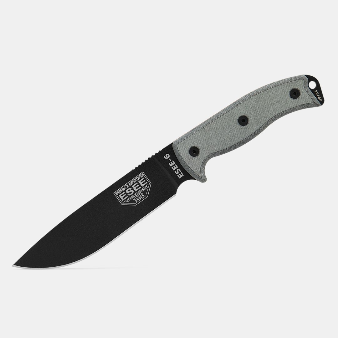 ESEE 6 Series Fixed Blade Knife w/ Sheath Knives Fixed Blade Knives