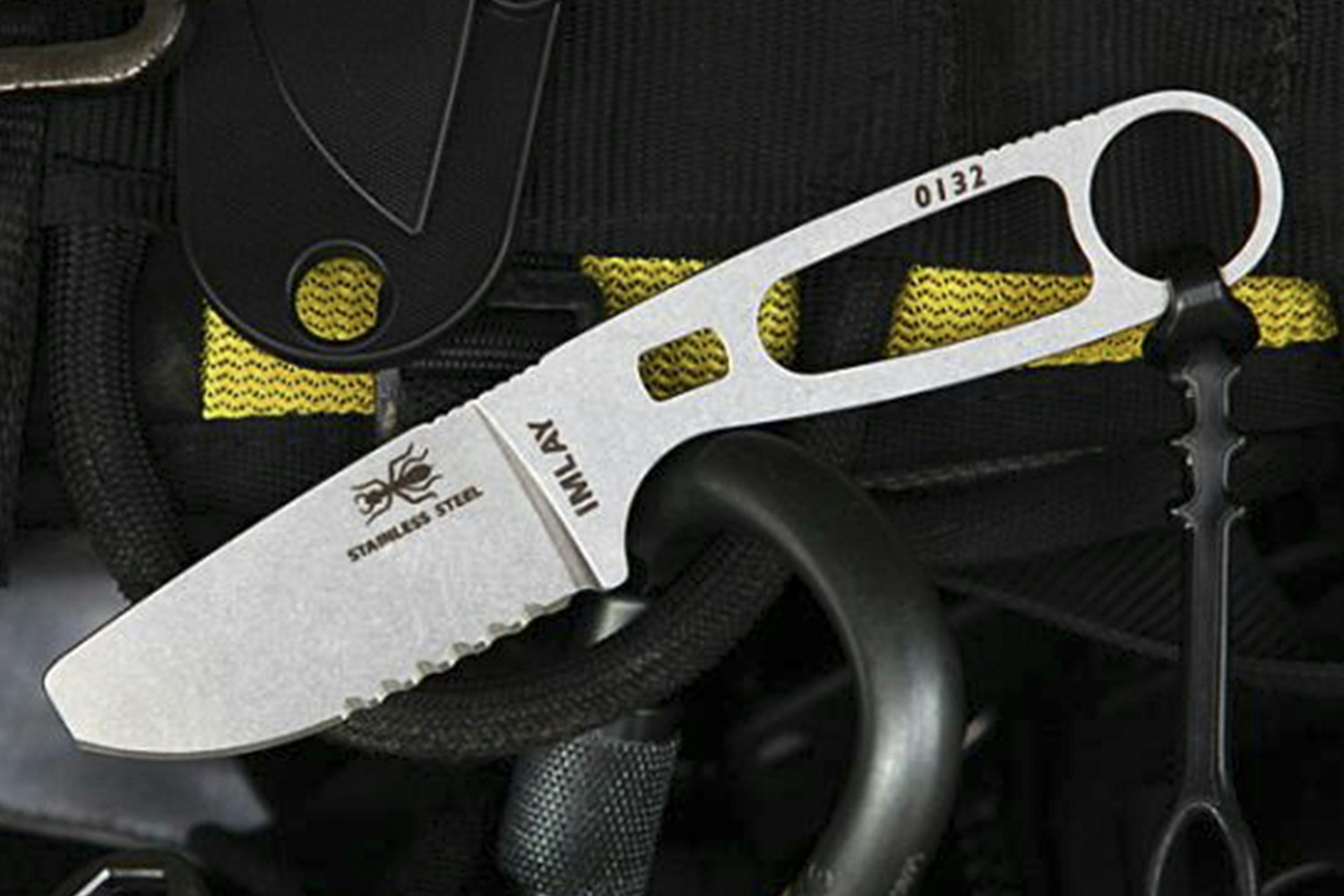 ESEE Imlay Knife w/ Sheath & Retention Strap Knives Tactical Fixed