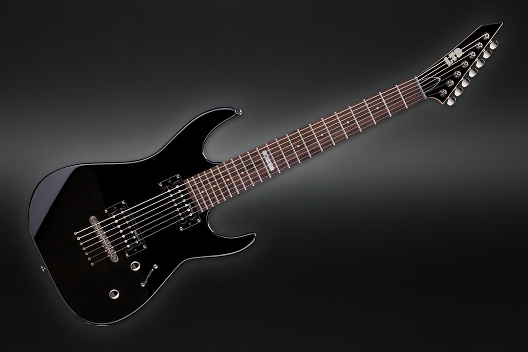 ESP B Stock Guitar LTD M-17 Black 7 String