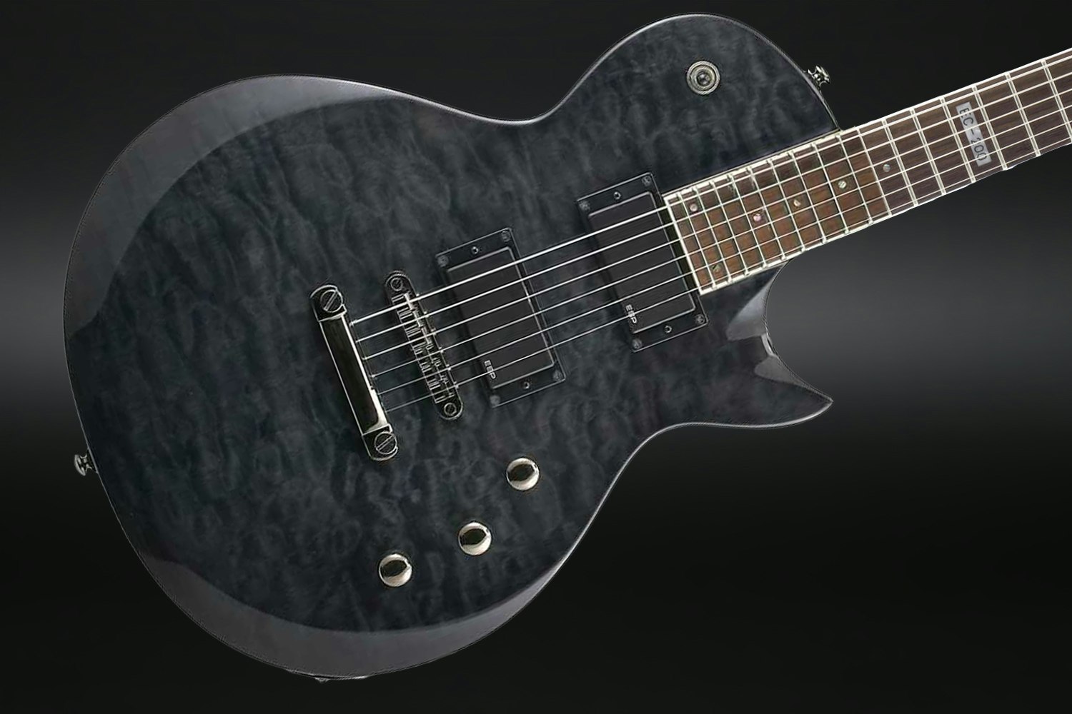 Quilt Maple See-Thru Black