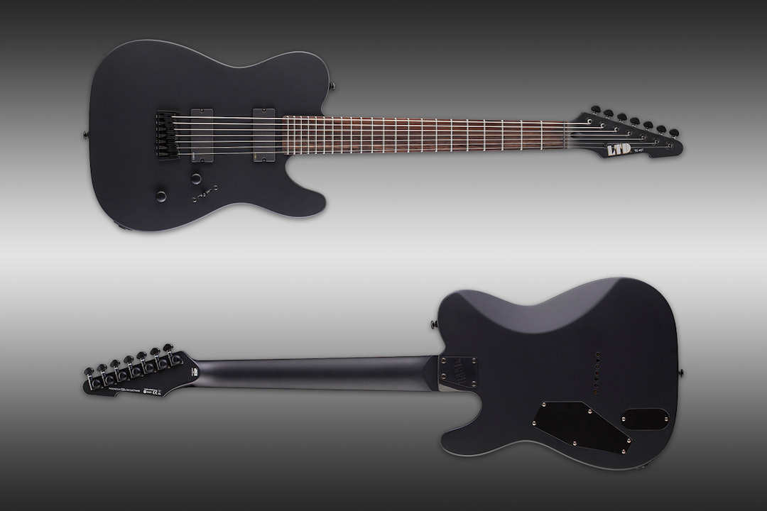 ESP LTD TE-407 Black Satin Guitar