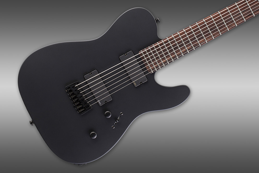 ESP LTD TE-407 Black Satin Guitar