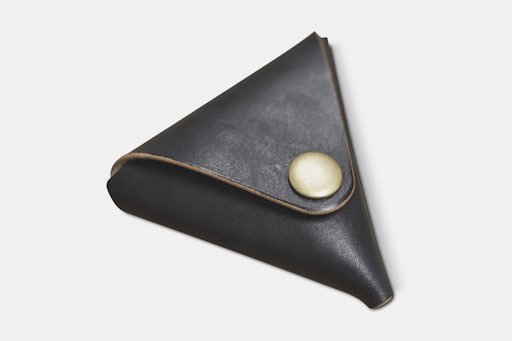 Eternal Leather Goods Triangular Coin Case
