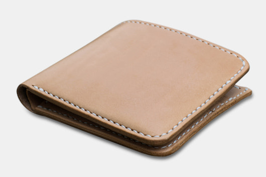 Eternal Leather Natural Hermann Oak Bifold Wallet