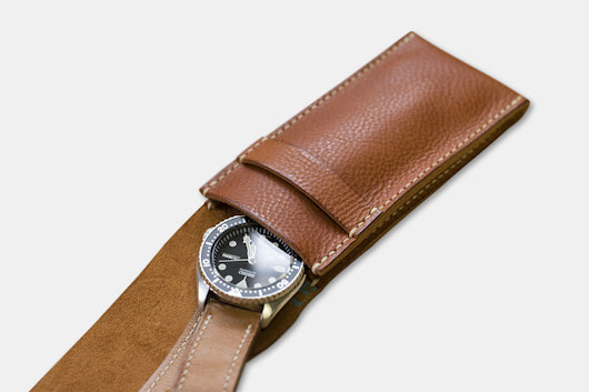 Eternal Leather Vegetable-Tanned Watch Pouch