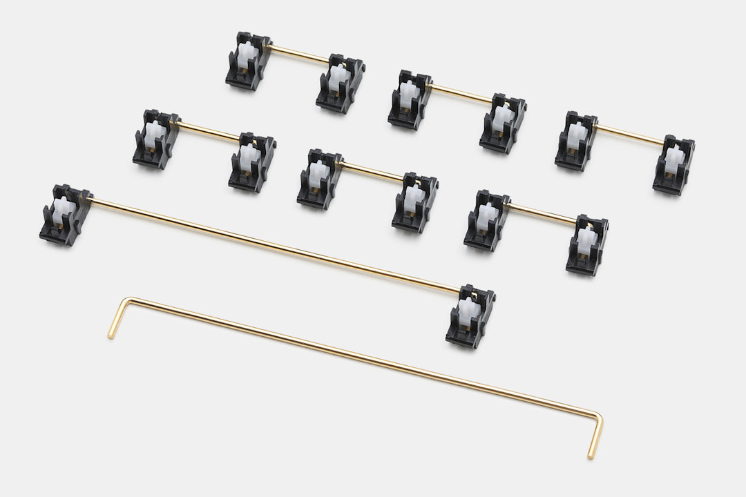 Everglide Panda Gold-Plate Mounted Stabilizer Set