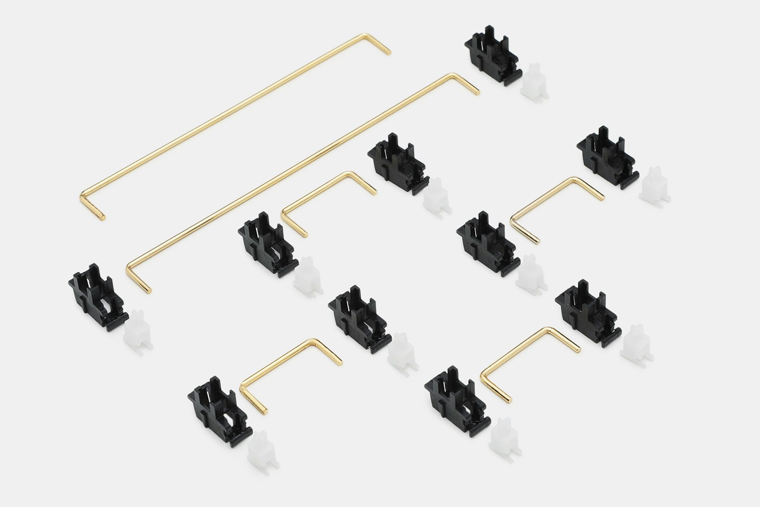 Everglide Panda Gold-Plate Mounted Stabilizer Set