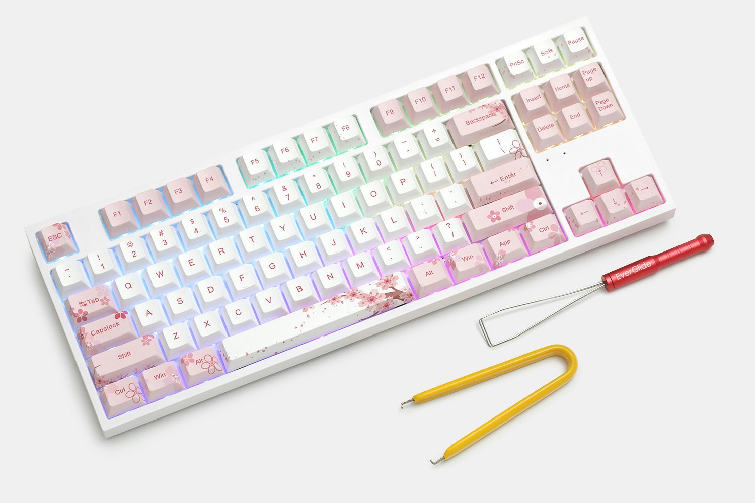 Everglide SK87 Hotswap RGB Bluetooth TKL Keyboard Kit Mechanical