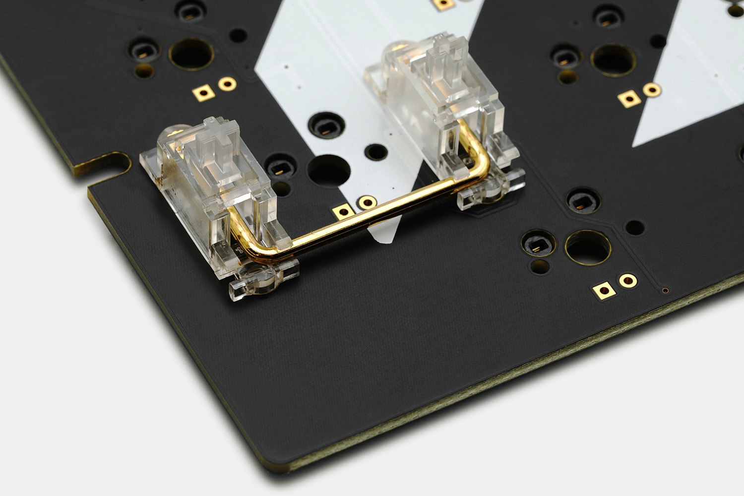 Everglide Transparent Gold-Plated Stabilizer Set