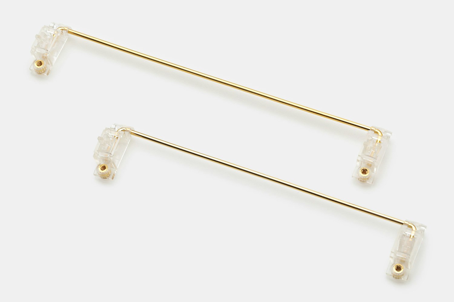 Everglide Transparent Gold-Plated Stabilizer Set