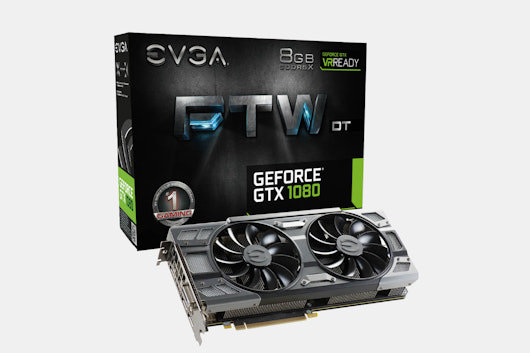 EVGA GeForce GTX 1080 FTW DT GAMING (-$10.00)