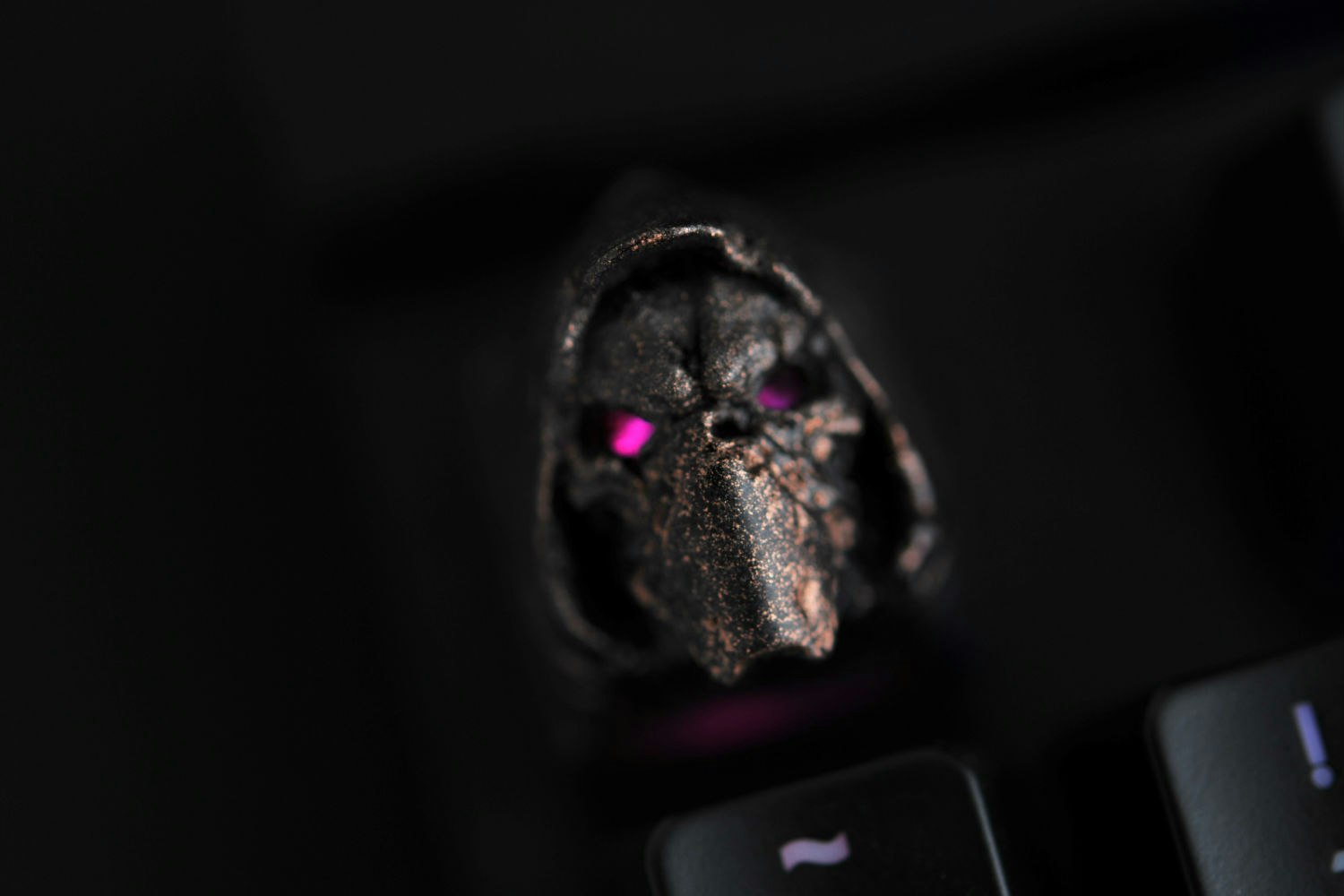 Evil Silence Artisan Keycap
