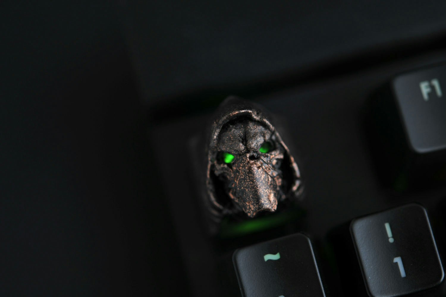 Evil Silence Artisan Keycap