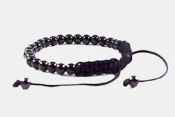 Micro-bead Macrame Rope Bracelet - Control Black (+ $60)