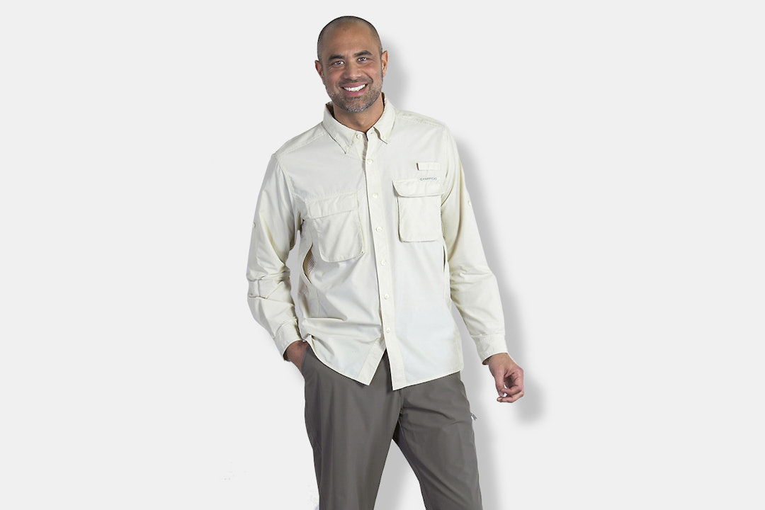 ExOfficio Men's Air Strip Long-Sleeve Shirt