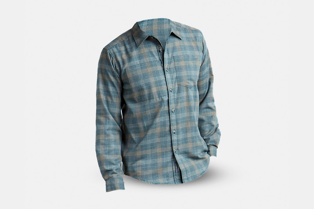 ExOfficio Men's Okanagan Long-Sleeve Flannel Shirt