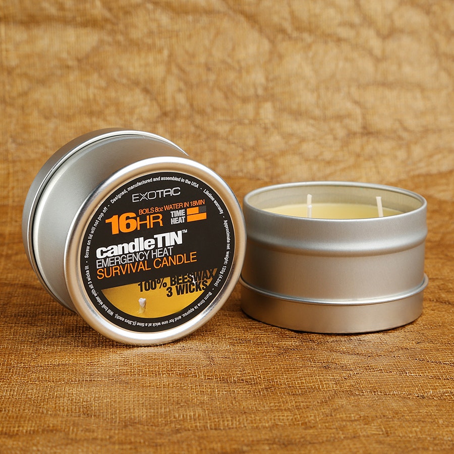 Long Lasting Candles 3 Wicks Survival Candle for Hiking