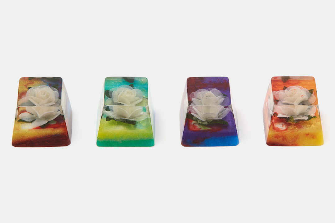 The Eye Key Rose Artisan Keycap