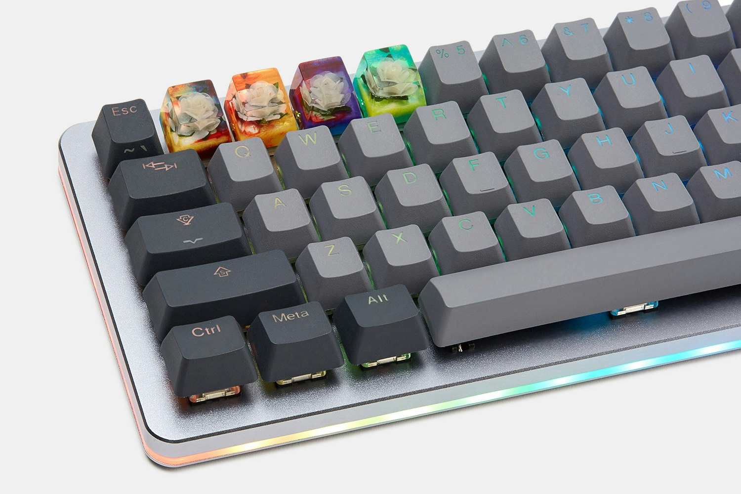 The Eye Key Rose Artisan Keycap Mechanical Keyboards Keycaps