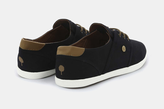 Faguo Cypress Cotton & Leather Sneakers