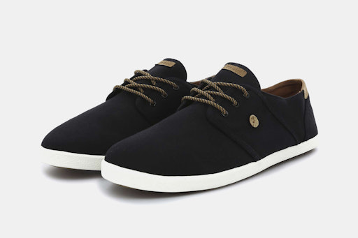 Faguo Cypress Cotton & Leather Sneakers