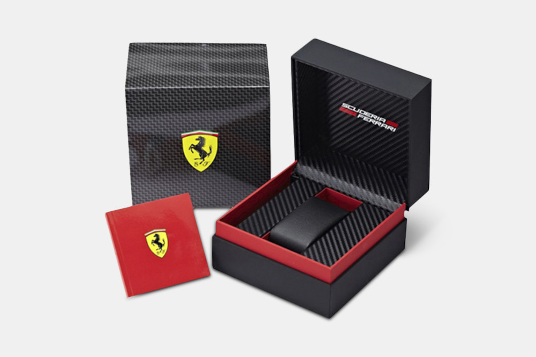 Ferrari Scuderia Red Rev Chronograph Quartz Watch