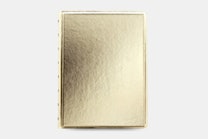 Saffiano Metallic A5 Notebook - Gold