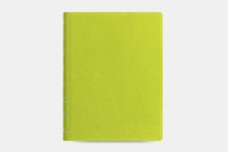 Saffiano A5 Notebook - Pear