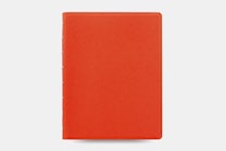 Saffiano A5 Notebook - Bright Orange