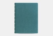 Saffiano A5 Notebook - Aquamarine