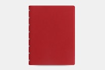 Saffiano A5 Notebook - Poppy