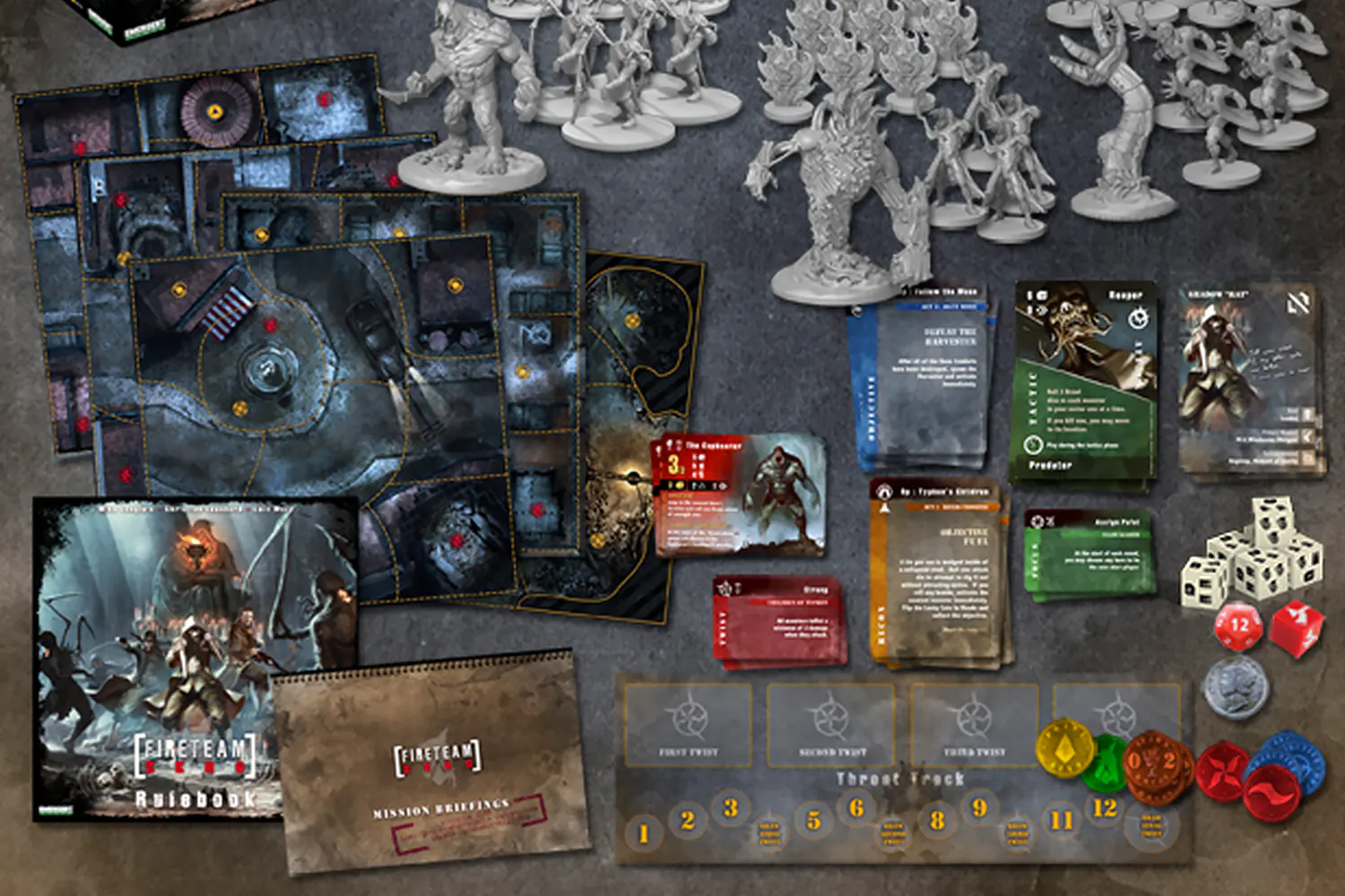 Cartes Objectif En Français Pour Le Jeu Fireteam Zero - Occasion, Voir Photos