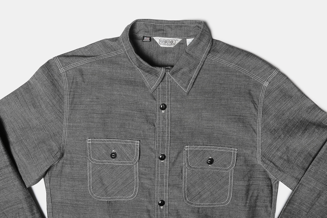 Five Brother Heavy Chambray Work Shirt