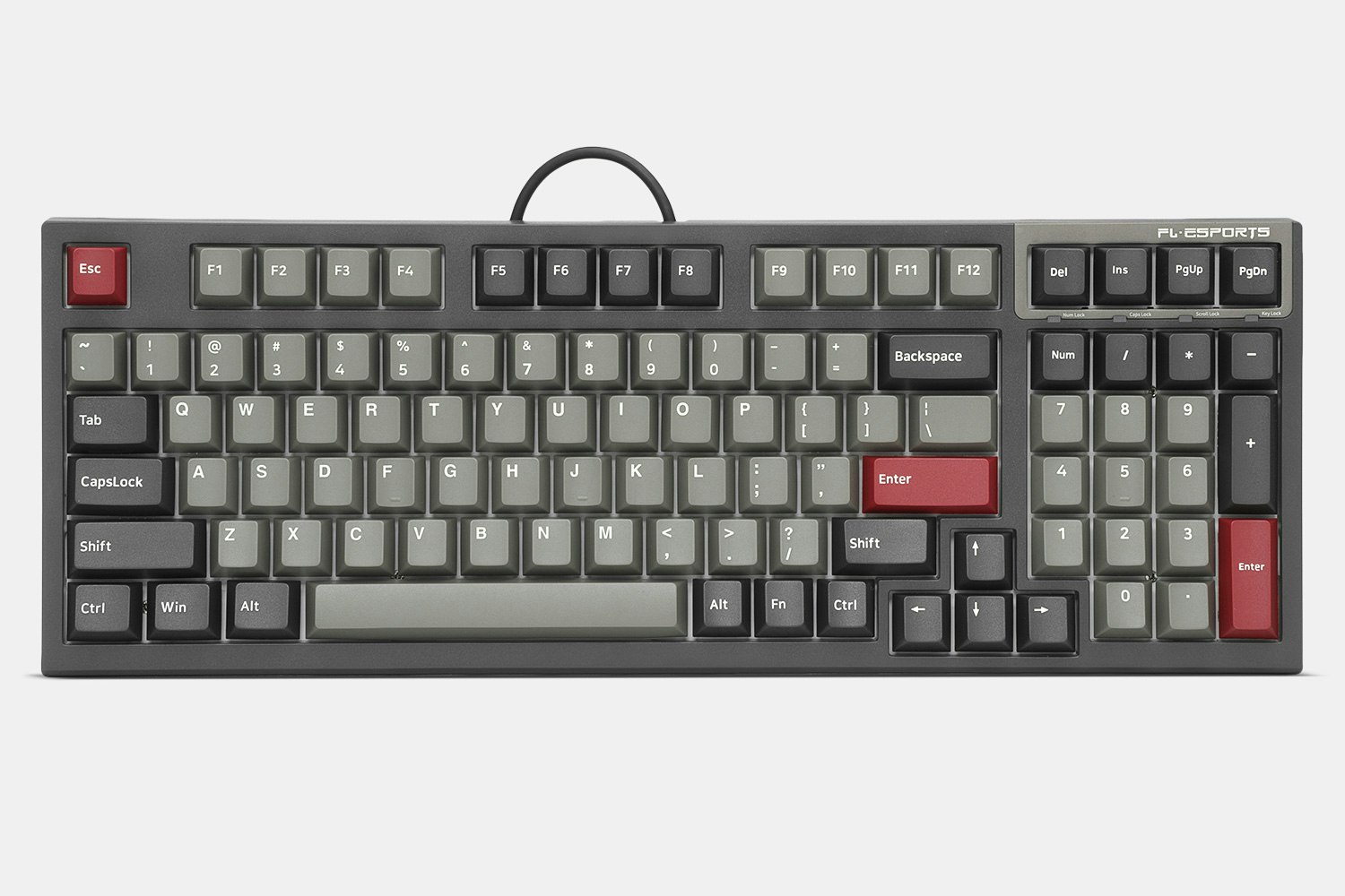 Flesports FL980 RGB HotSwappable 1800 Keyboard Kit Mechanical